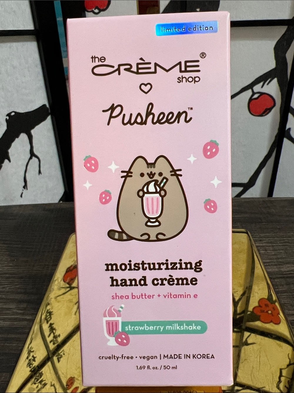 Pusheen Pink Strawberry Milkshake Moisturizing Hand Crème
